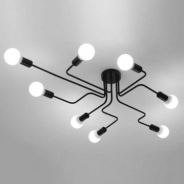 4/8 Head Vintage Pendant Ceiling Light Industrial Chandelier Lamp Kitchen/Home jorunhe.com